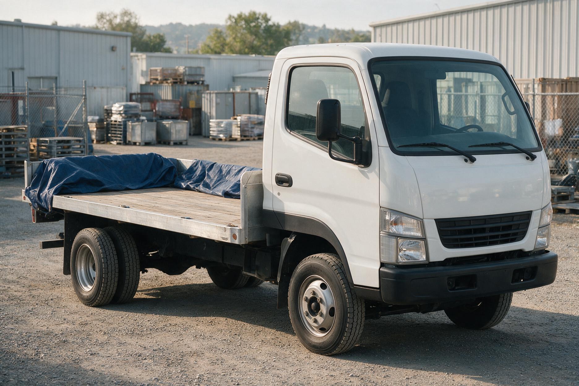 Camión de plataforma abierta Hino 300